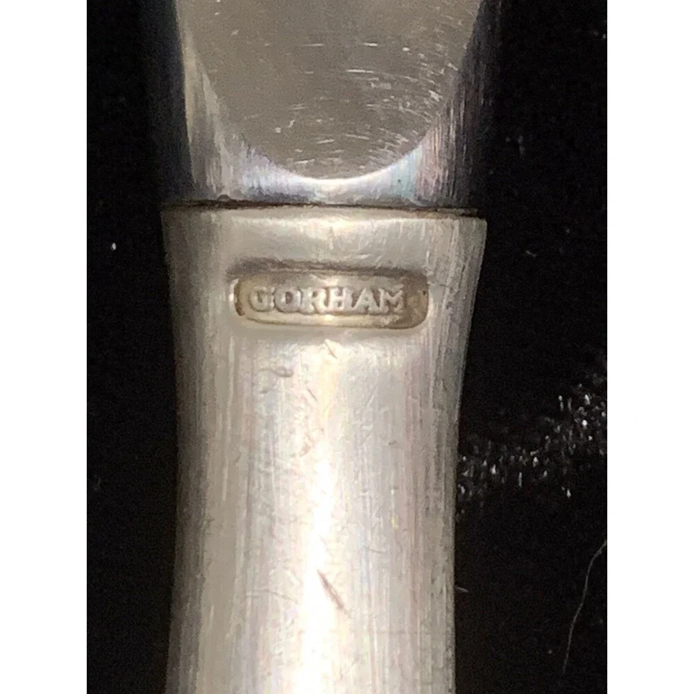 Vintage Gorham Atomic Starburst Stardust Sterling Silver Butter Knife 6.5” MCM